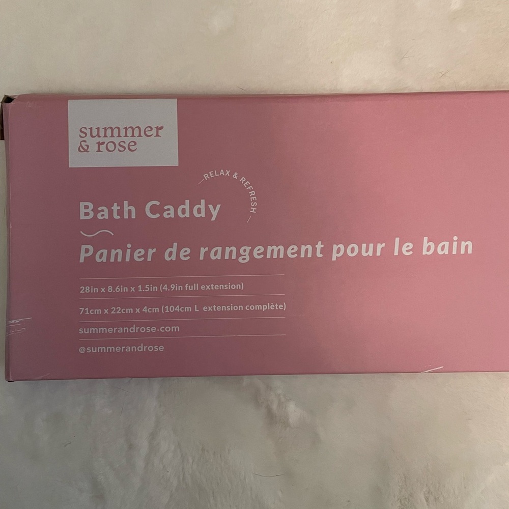 Summer & Rose Bath Caddy